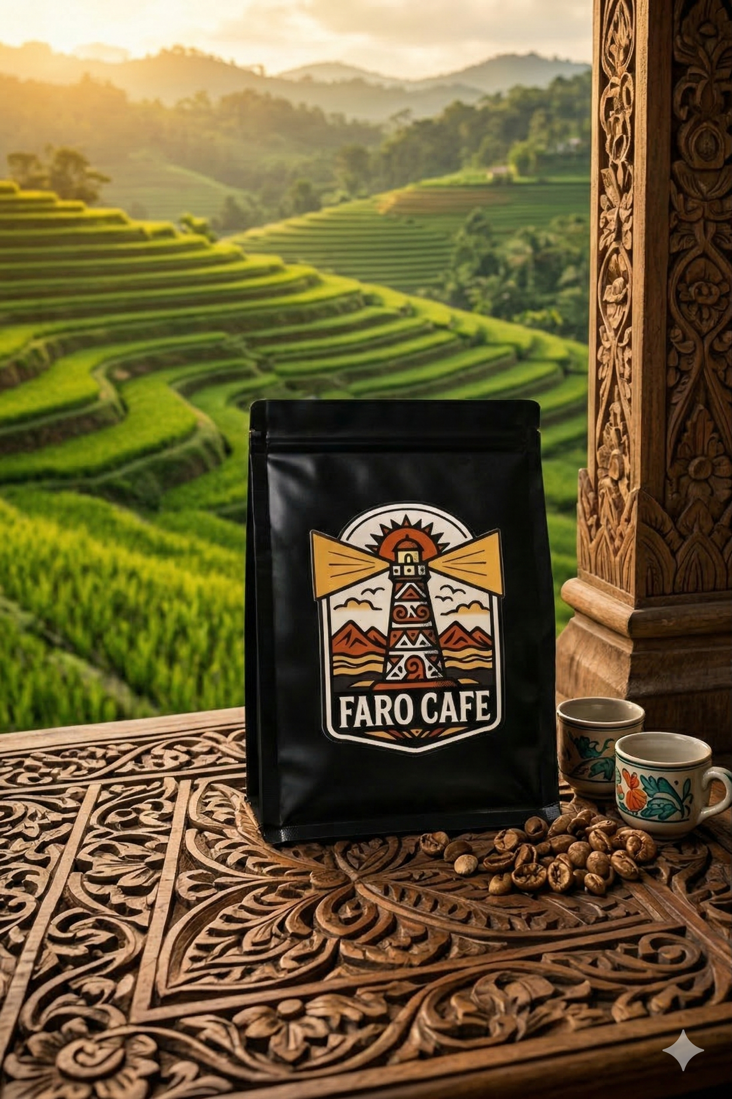 Café de especialidad - Indonesia, Bajawa. Notas: Vainilla, floral, miel y limón | 1 kilo